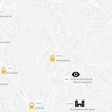 Апартаменты Marques De Pombal Metropolitan Flat